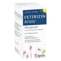 CETIRIZIN Aristo Allergiesaft 1 mg/ml Lsg.z.Einn.