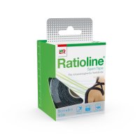 Ratioline Sport-Tape 5 cm x 5 m schwarz