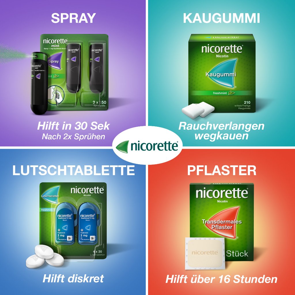 nicorette® fruit & mint Spray zur Raucherentwöhnung (Duo) - 2 St. 