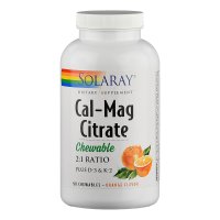 CAL-MAG Citrat+D3 & K2 Solaray Kautabletten