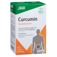 CURCUMIN 136 Bioaktiv Kapseln Salus