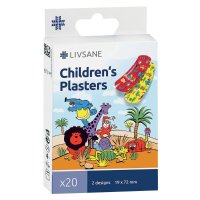 LIVSANE Childrens Plasters 19x72 mm 2 designs