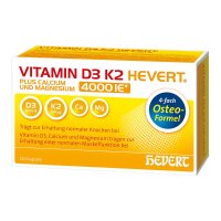 VITAMIN D3 K2 Hevert plus Ca Mg 4000 IE/2 Kapseln