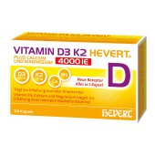 Vitamin D3 K2 Hevert plus Calcium und Magnesium 4000 IE