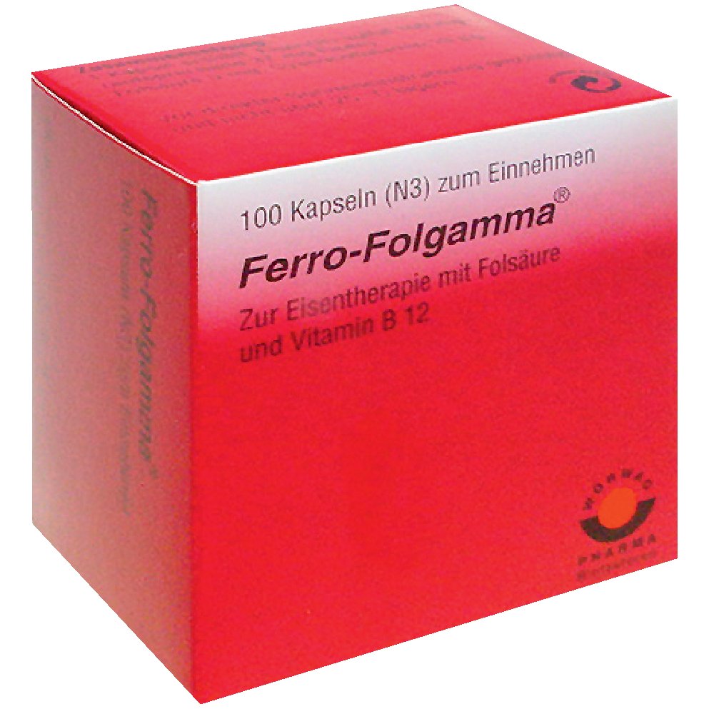 Weichkapseln St. - 100 FOLGAMMA FERRO