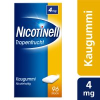 Nicotinell Kaugummi 4 mg Tropenfrucht, 96 St.